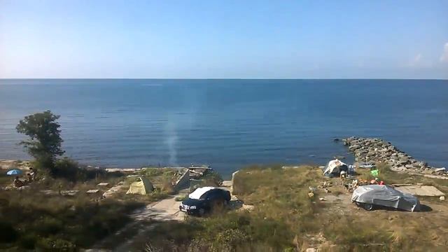 Черноморское побережье из окна поезда смотреть онлайн