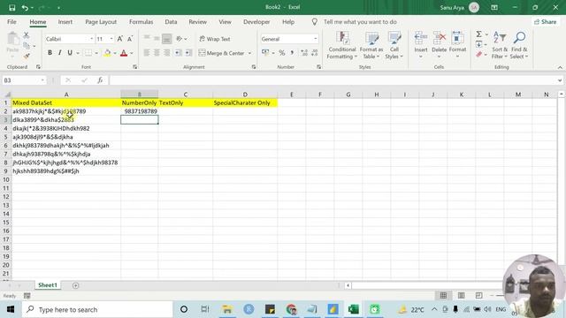 CREATE FUNCTION TO SPLIT TextOnly | Number Only | SpacialCharacterOnly смотреть онлайн