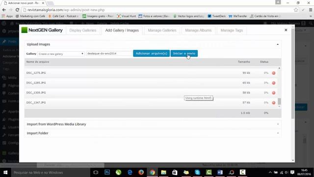 Como postar uma galeria de fotos no site em Wordpress - NextGEN Gallery смотреть онлайн