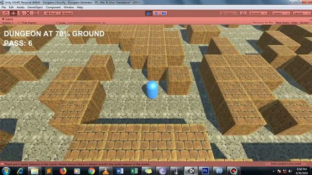 Randomized Dungeon Using Cellular Automata in Unity - Unity Test смотреть онлайн