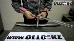 Система Joker Z 018/24. Крепёжные элементы для хромированных труб