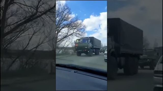 Воронежская область, военная колона. (06.04.21)