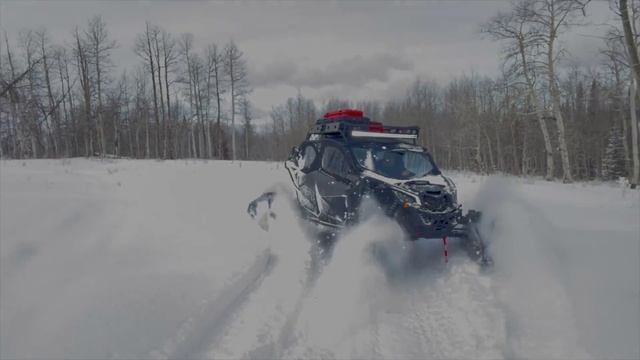 Canam Maverick X3 XRS With Backcountry Snow Tracks