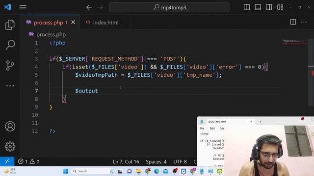 PHP FFMPEG Example to Convert MP4 Video to MP3 Audio File Using HTML5 Form in Browser смотреть онлайн