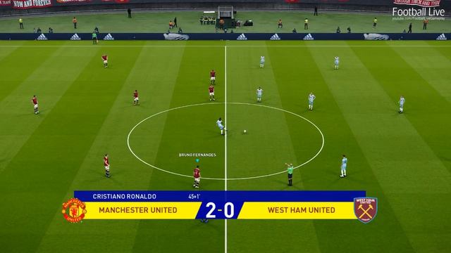PES 2021 | Manchester United vs West Ham - C.Ronaldo Free Kick Goal | Gameplay PC смотреть онлайн