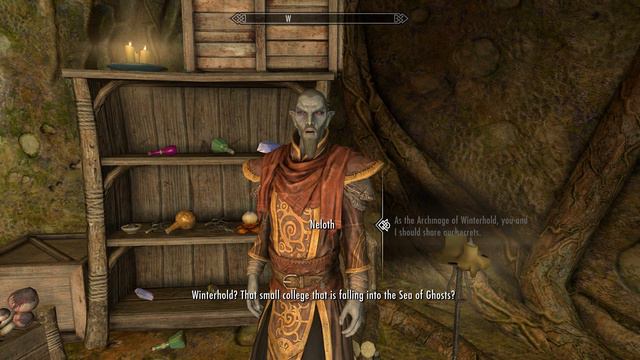 Secret scen if we Archmage of the College of Winterhold смотреть онлайн