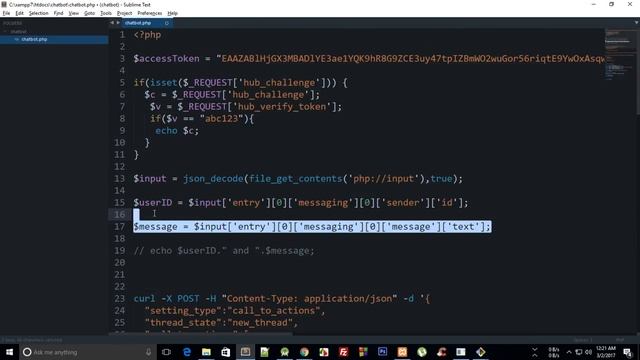 Messenger Chatbot Tutorial 7: Get Started Button смотреть онлайн