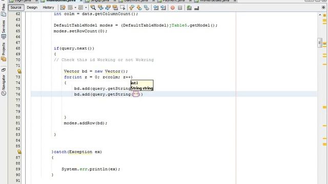 Java netbeans Daily Work Table data show part 11 смотреть онлайн