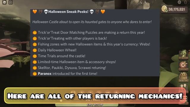 ? NEW HALLOWEEN MAP ? | PARANOX ANIMATIONS ? | Roblox Dragon Adventures смотреть онлайн