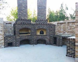 Печной комплекс из 4 печей. Готовим во всех печах. Сдаем работу.