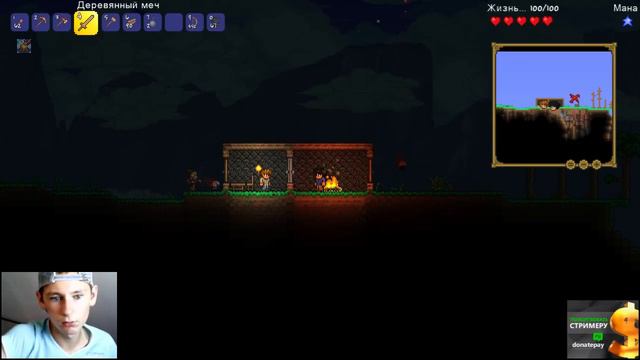 Стрим со Скорпом. Первый раз в первый класс! • Terraria смотреть онлайн