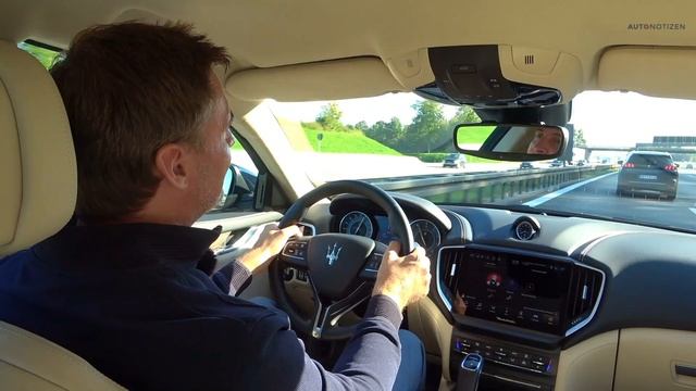 Maserati Ghibli Hybrid: Fast enough on the German Autobahn? English Test Drive Review | 2021 смотреть онлайн