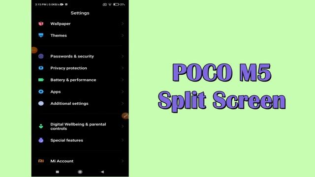 POCO M5 Split Screen / Second Screen #pocom5 смотреть онлайн