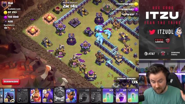 HAVE to WIN THIS MATCH to STAY IN CHAMPION 1 (Clash of Clans) смотреть онлайн