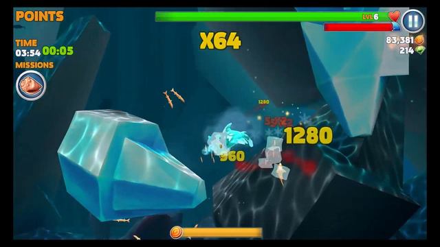 SHARKELEON vs MEGALODON, ALAN, LEO, MOBY DICK, BIG DADDY, MR. SNAPPY (HUNGRY SHARK EVOLUTION) смотреть онлайн