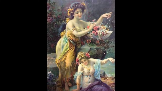 黃鶯鶯 - 今宵多珍重; 奧地利畫家 Hans Zatzka 2 (1859-1945) смотреть онлайн