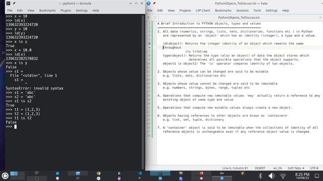 PYTHON Basics | Every Data is an Object смотреть онлайн