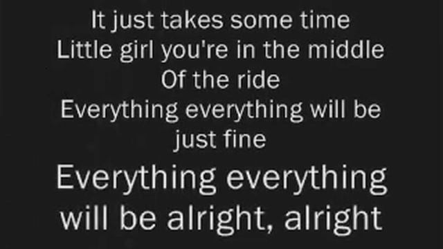 Jimmy Eat World—The middle (lyrics) смотреть онлайн