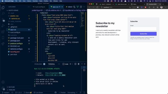 Pairing Nuxt 3 with TailwindCSS and Supabase смотреть онлайн