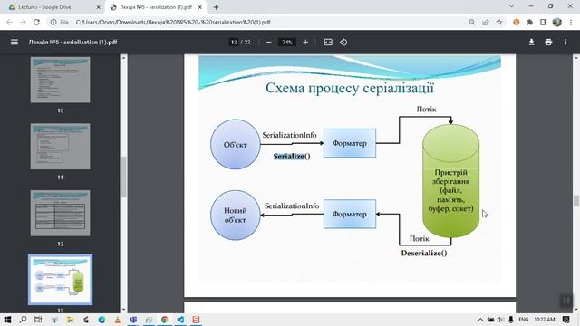 C# Lecture 5 - serialization (Ukrainian language) смотреть онлайн