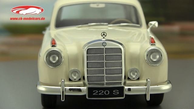 ck-modelcars-video: Mercedes-Benz 220 S Limousine (W180II) 1956 KK-Scale смотреть онлайн