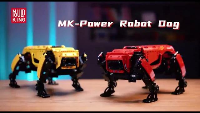#Mould King 15067 Robot Dog/ MK Dynamics Building Kits, MOC Building Blocks Set to Build#Tech Marke смотреть онлайн