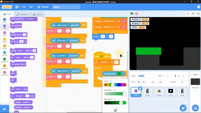 Scratch Scrolling Maze Tutorial | Scratch Games смотреть онлайн