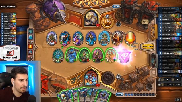 Double Battlecry Hagatha With Infinite Murlocs Makes Sense Now | Ashes of Outland | Hearthstone смотреть онлайн