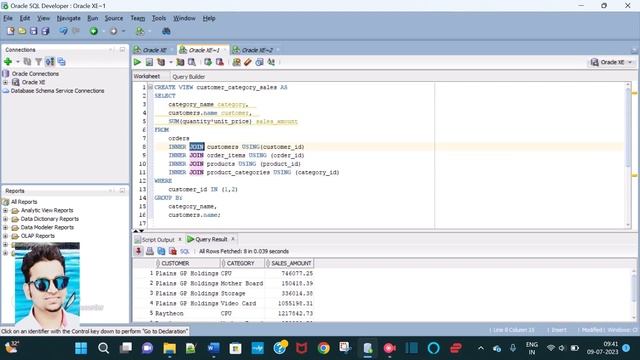 Oracle Part 12: Oracle All operator, view creation, Oracle Rollup смотреть онлайн