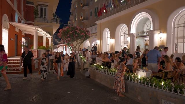 Capri, Italy Evening Walk 2023 - 4K60fps With Captions