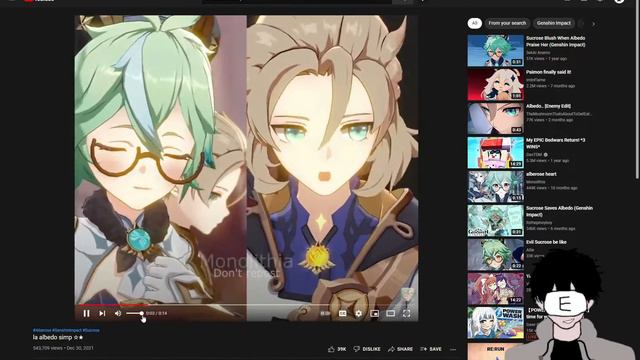 EL3CTR0 Reacts to "la albedo simp" by Monolithia on stream смотреть онлайн