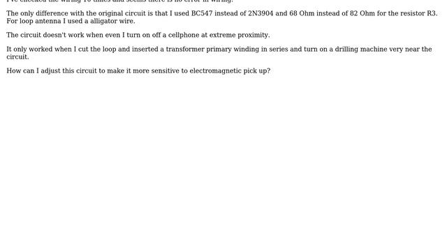 Electronics: How can I modify this circuit to pickup radio waves better? смотреть онлайн