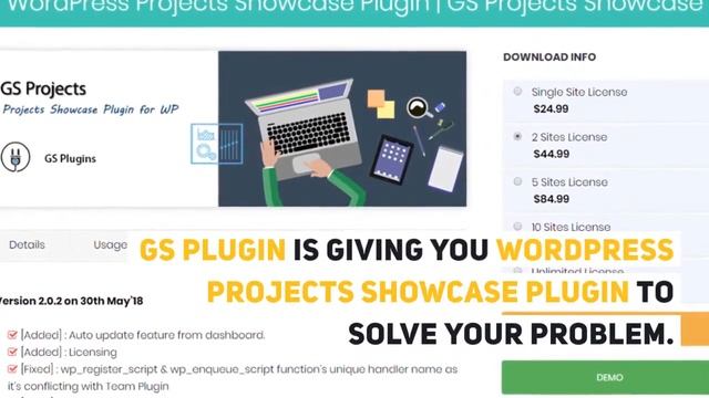 WordPress Projects Showcase Plugin | GS Projects Showcase смотреть онлайн