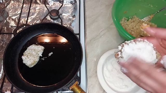 Рис + Рыбные консервы!! Котлеты. смотреть онлайн