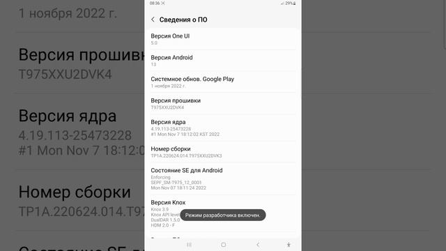 Как включить параметры разработчика в Самсунг смотреть онлайн