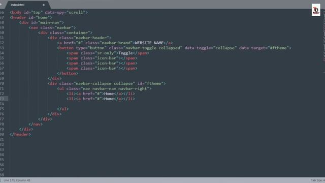 How To Make Responsive Menu Bar Using Bootstrap смотреть онлайн