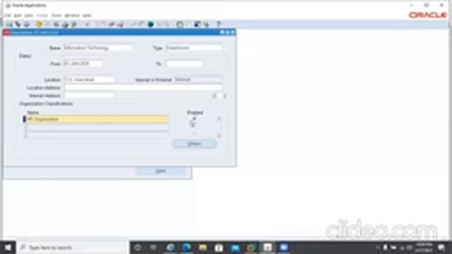 Oracle E-business Suite HRMS Training Work Structure (Employee+ Department Creation) смотреть онлайн