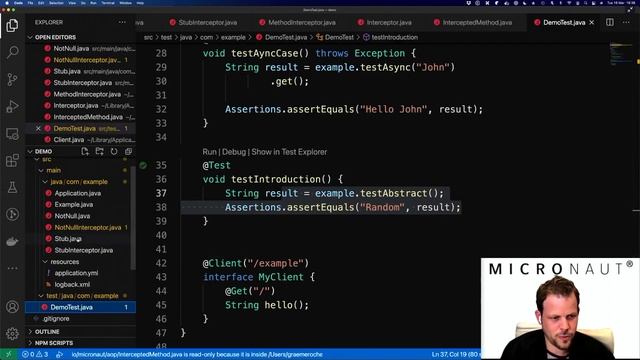 Looking at method interceptors in Micronaut & Java 16 with Graeme Rocher смотреть онлайн