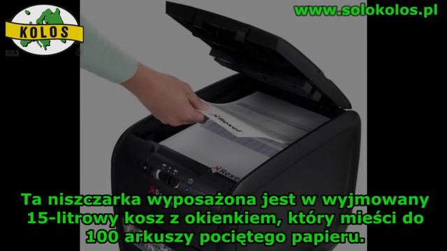 Niszczarka Rexel Auto+ 60X automatyczna z podjanikiem papieru na 60 kartek смотреть онлайн