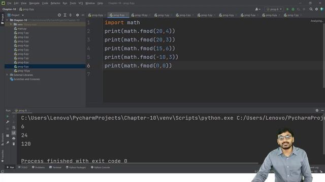 Lec-42_Mathematical functions(factorial, fmod, pow) | Python Programming | First Year Engineering смотреть онлайн