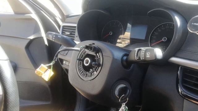 Установка круиз контроля на KIA k5. Снятие руля. смотреть онлайн