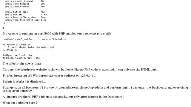 DevOps & SysAdmins: Nginx 0.7.43 to proxypass a Wordpress site to Apache 2.4 + PHP 5.6 смотреть онлайн