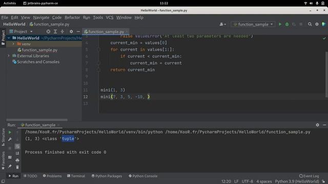 TUTO Python : Fonctions à nombre variable de paramètres смотреть онлайн