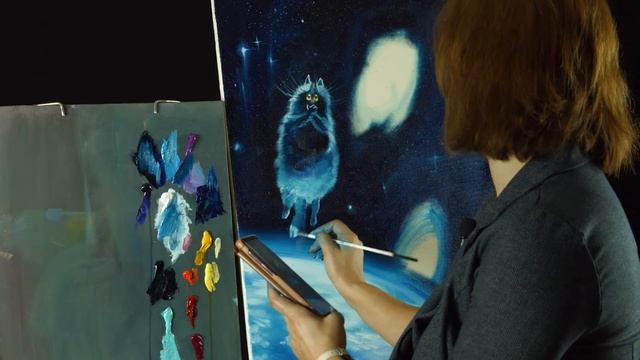 КоТсмонавты! Рисуем котиков в космосе на День Космонавтики! смотреть онлайн