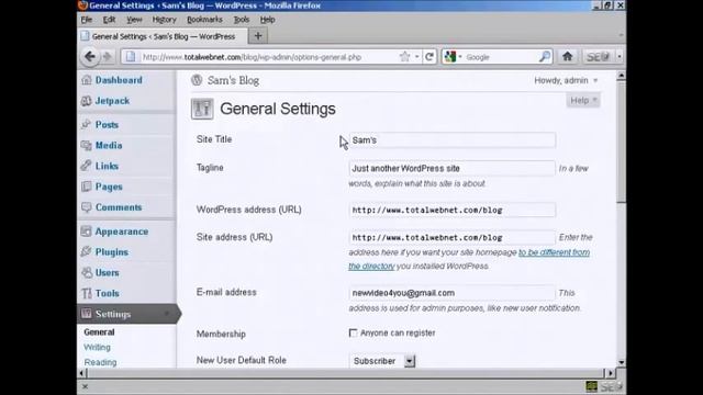 Change The Wordpress Blog Title смотреть онлайн
