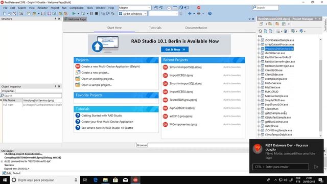 025 - Instalando o REST Dataware no Delphi Seattle смотреть онлайн