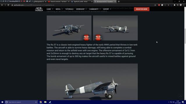 War Thunder - Upcoming Content - Ro.57 Quadriarma (Event Unit) смотреть онлайн
