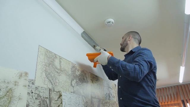 Покраска карниза для скрытой подсветки. Ваш быстрый ремонт! смотреть онлайн