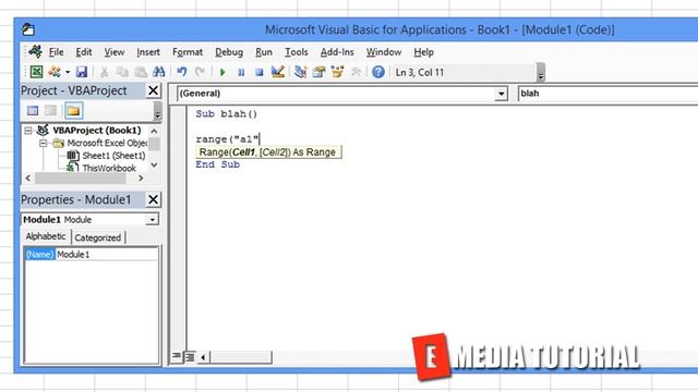 Microsoft Excel Visual Basic for Aplications VBA Tutorial 02 Creating Your First Macro From Scr смотреть онлайн