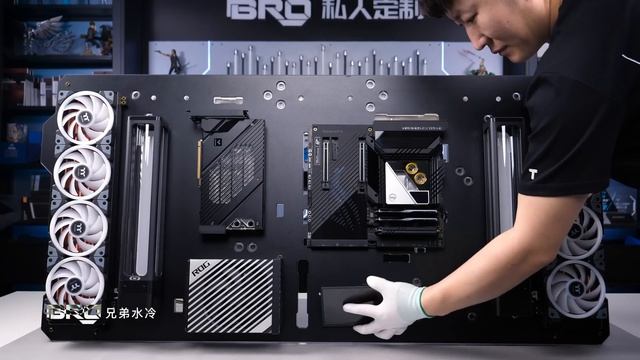「BRO」4K PC Build Water Cooling Wall Ditched The Chassis.Do You Want This Wall?#pcbuild #watercoolin смотреть онлайн